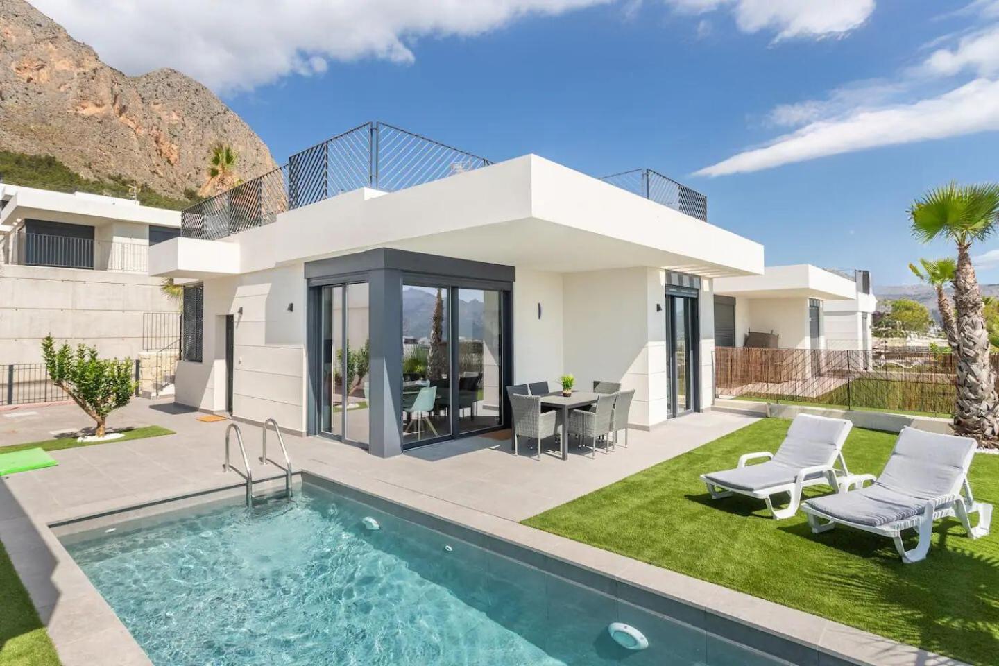 Casa Con Piscina Privada Polop 빌라 외부 사진